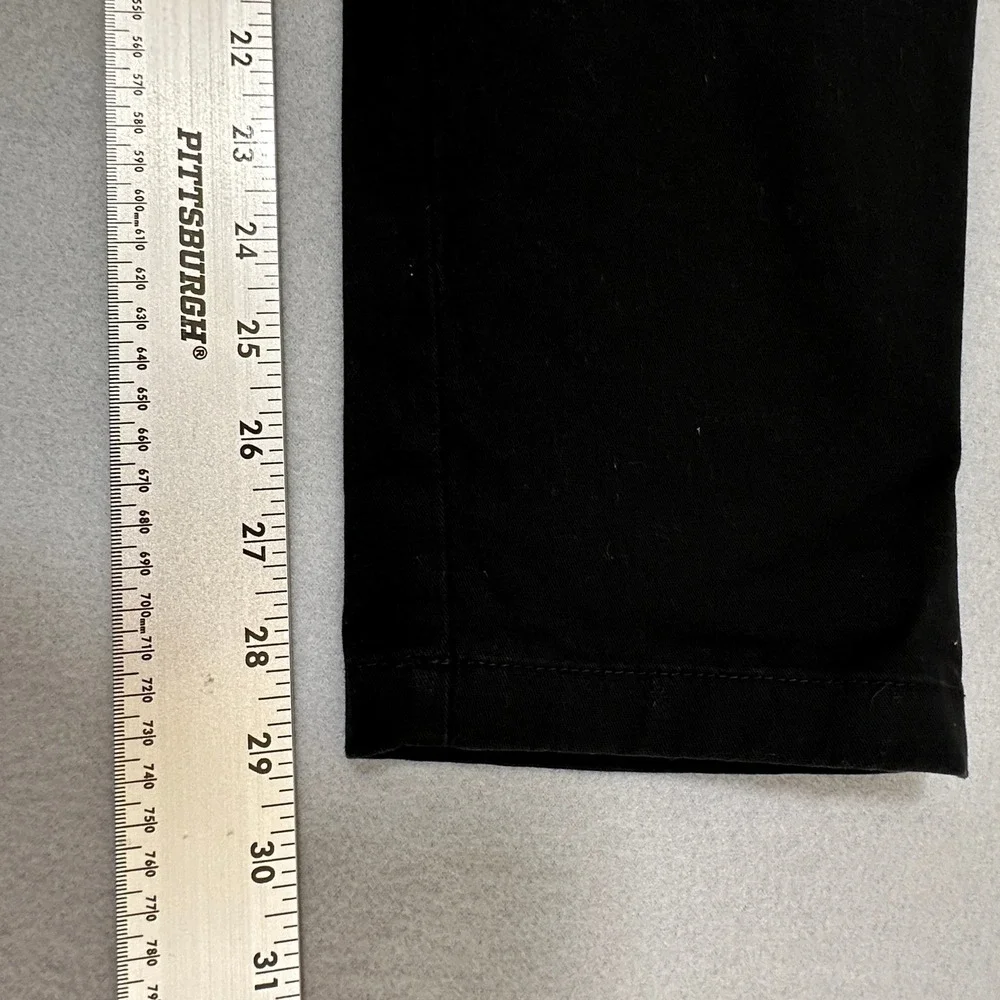 Old Navy Athletic‎ Chinos Pants Mens 29x29 Black Built-In Flex Flat Front